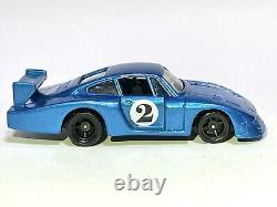 Super Tomica Porsche 935 78 Turbo Japan, CUSTOM MADE PAINTED METALLIC BLUE MINT