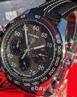 TAG Heuer Carrera Porsche Special Edition MSRP $6650 CBNA1F. Box and Papers