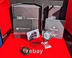 TAG Heuer Carrera Porsche Special Edition MSRP $6650 CBNA1F. Box and Papers