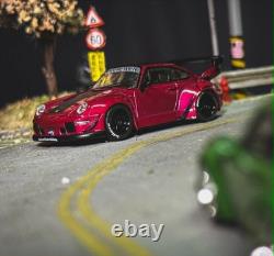 TARMAC WORKS Taiwan 7-11 Limited Porsche RWB 993 Kamikaze 1/64