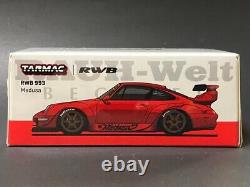 TARMAC WORKS Taiwan 7-Eleven Exclusive 7-11 Porsche RWB 993 Medusa Red