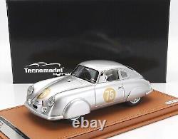 TECNOMODEL 1951 PORSCHE 356 SL SPECIAL EDITION 24h LMS Silver 118 LE 100pcNew