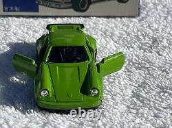 TOMICA 161 Porsche 930 TURBO GREEN NO. F1 Diecast Car TOMY Made in Japan Vintage