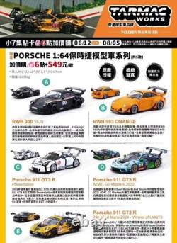 Tarmac works 1/64 Porsche 911 GT3 R Set Of 3 Cars (Taiwan 711 Limited Edition)