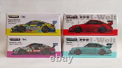 Tarmac works Taiwan 7-11 Limited Porsche RWB 993/930/911 GT3 R X2 4 sets 1/64