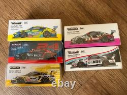 Tarmac works Taiwan 7-11 Ltd Porsche 911 GT3 R #117/#92/#24#69#91 5cars 1/64