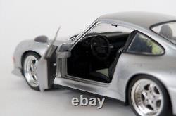 UT Models 1996 Porsche 911 GT2 Silver 118 Scale Die-Cast Rare Edition