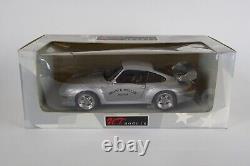 UT Models 1996 Porsche 911 GT2 Silver 118 Scale Die-Cast Rare Edition