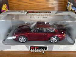UT Models 1997 Porsche 911 Turbo Type 993 118 Diecast Met. Red Car 27811