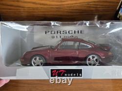 UT Models 1997 Porsche 911 Turbo Type 993 118 Diecast Met. Red Car 27811