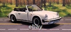 VERY RARE 1/18 Minichamps Porsche 911 Carrera Cabriolet White READ