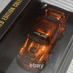 VIPR99 VROOM Trash Pandas x NVRLND Porsche 930 164 Orange Diecast WithCase