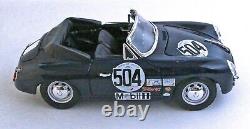 (Very Rare) Bburago Porsche 356B Cabriolet Club Racer-DkGrn 118 Diecast-No Box