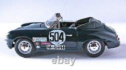 (Very Rare) Bburago Porsche 356B Cabriolet Club Racer-DkGrn 118 Diecast-No Box