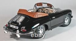 Vintage Bburago 1961 Black Porsche 356B Cabriolet 118 Die Cast (Italy) In Box