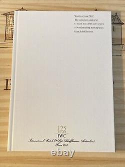 Vintage IWC Watch Book Set with Case & Porsche 125 Years Anniversary Edition