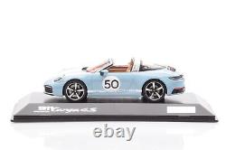 WAP0209140NMBL Porsche 911 992 Targa 4S Meissen Blue Special Edition Spark 1/43