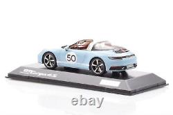 WAP0209140NMBL Porsche 911 992 Targa 4S Meissen Blue Special Edition Spark 1/43