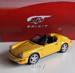 WOW Porsche 911 964 Speedster 1990 Yellow 1/18 GT Spirit GT008CS EXTREMELY RARE