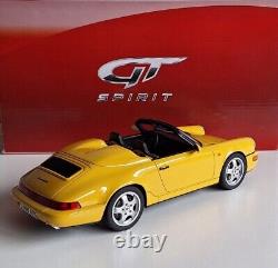 WOW Porsche 911 964 Speedster 1990 Yellow 1/18 GT Spirit GT008CS EXTREMELY RARE