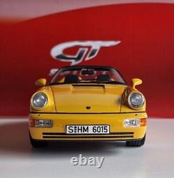 WOW Porsche 911 964 Speedster 1990 Yellow 1/18 GT Spirit GT008CS EXTREMELY RARE