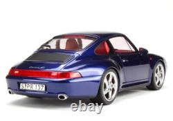 WOW Porsche 911 (993) Carrera 4S 1994 Iris Blue 118 GT Spirit GT012B RARITY