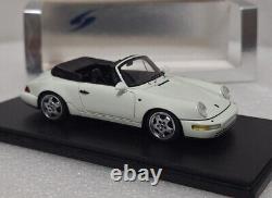 WOW Porsche 964 Carrera 2 Cabriolet 1971 White 143 Spark S3434 RARITY
