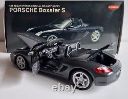 WOW Porsche Boxster S 987 2005 Grey 118 Kyosho 08381SG EXTREMELY RARE