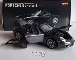 WOW Porsche Boxster S 987 2005 Grey 118 Kyosho 08381SG EXTREMELY RARE