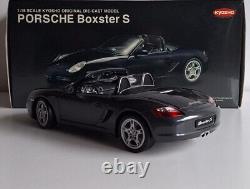 WOW Porsche Boxster S 987 2005 Grey 118 Kyosho 08381SG EXTREMELY RARE