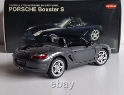 WOW Porsche Boxster S 987 2005 Grey 118 Kyosho 08381SG EXTREMELY RARE