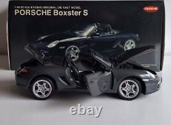 WOW Porsche Boxster S 987 2005 Grey 118 Kyosho 08381SG EXTREMELY RARE
